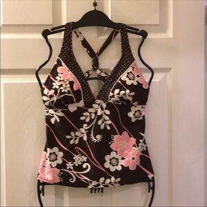 🔥ON SALE🔥3/$30🔥 Top only 💖 Aqua Culture Swim Bikini Top